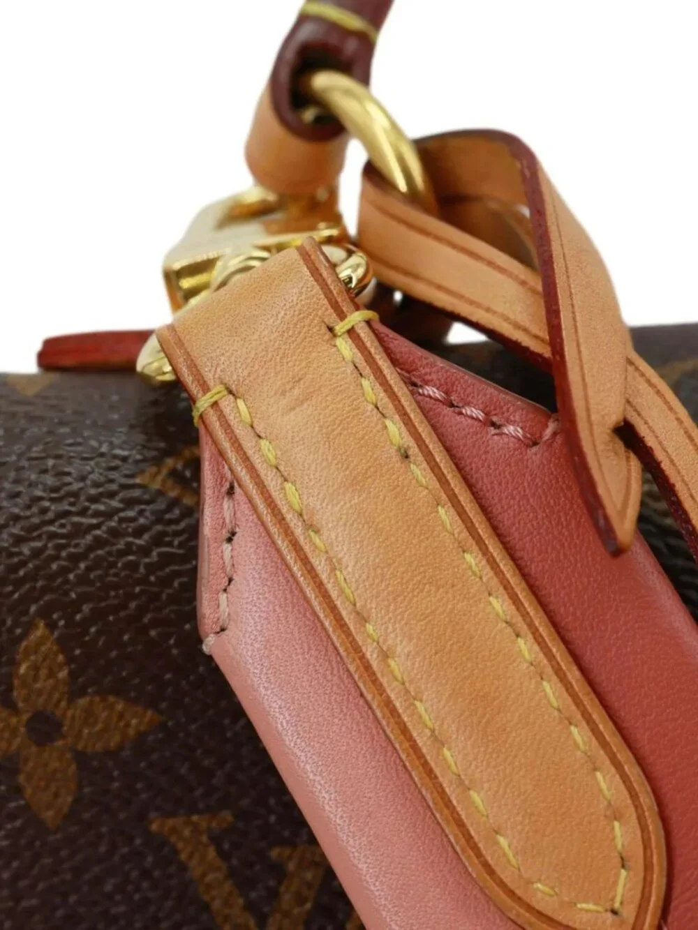 Louis Vuitton Cluny BB Monogram Canvas Crossbody Bag Brown